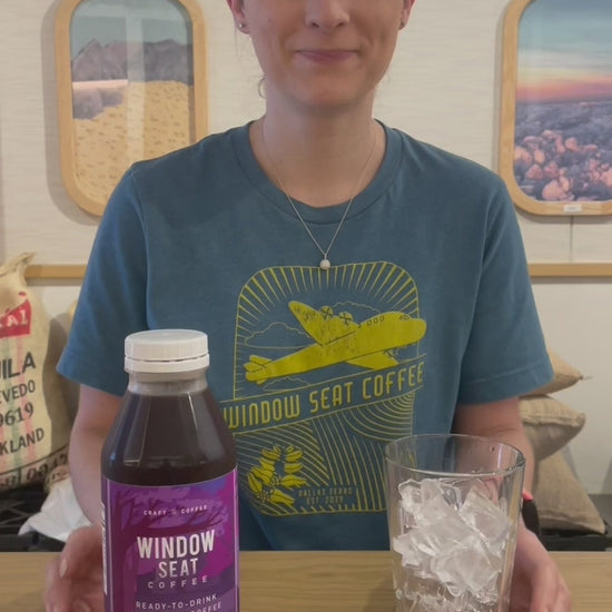 Video from the owner discussing the ready-to-drink Staycation Decaf Cold Brew